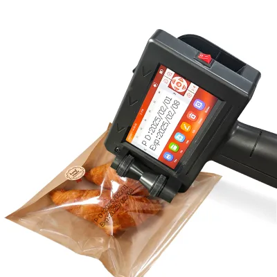 12.7mm Inkjet Printer Gun Date Coder Batch bar Expiry Date Coding Printer Thermal Hand Held Printer Portable Handheld Inkjet