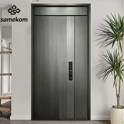 Aluminum Alloy Main Door Palm Vein Recognition Smart Lock Biometric Access Door