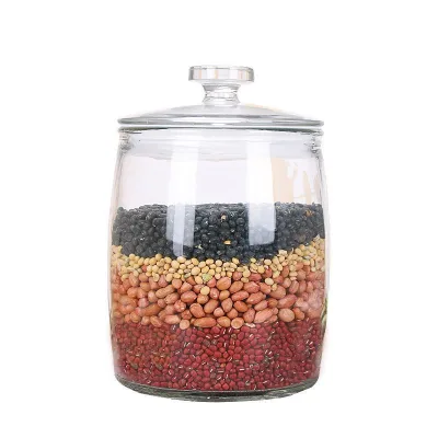Thickened Transparent sealed Pickle Glass Storage tank Food Pickle Jar