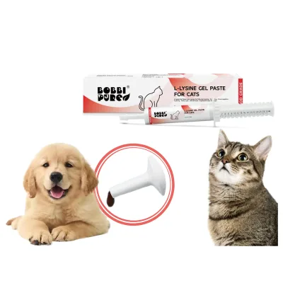 Allergy Relief Immune Pet Supplements Gel Paste L-Lysine Natural Ingredients Respiratory Treat Sinus Congestion