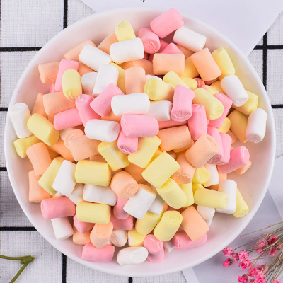 Casual Snack Different Colors Shapes Marshmallow Mixed Flavored Cotton Candy Sugar White Marshmallow for Cake Decoration