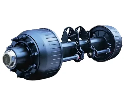 Heavy Duty German Type Drum Axle for Truck Trailer Rear Axle 12t/13t/16t Black Iron Cqfn Brand OEM Model 12 Months Warranty
