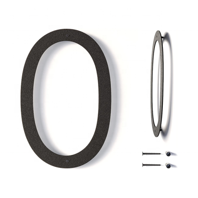 Modern Floating House Numbers Large Metal Address Number Plaques Standing Type Made of Durable Aluminium