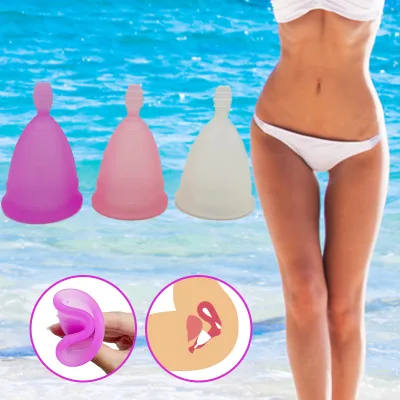 Soft Reusable Menstrual Cup for Women Monthly Period Medical Silicon Sterilizer