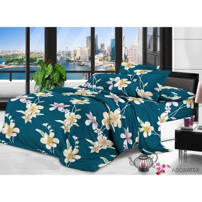 Super Soft and Comfortable 100% Polyester Bedsheets Home Textile Flower Printed Designs American Style Bedding Set