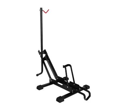 New Adjustable Floor Bike Stand Bicycle Vertical Metal Foldable Bicycle Stand Easy to Assemble