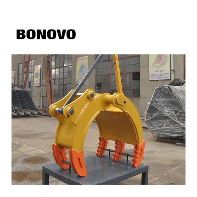 Heavy Duty Mechanical Grapple Excavator Manual Grab Attachment for CAT 313 Excavator