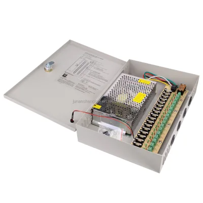High Quality Supply CCTV Power Box 12V 20A 18CH Switching  Accessories Power Supply Box for CCTV System