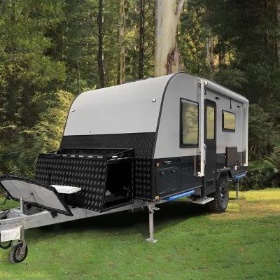 Australia Standard Off-Road Motorhome Camper RV Caravan With Independent Suspension & LED Lights for Travel & Adventure