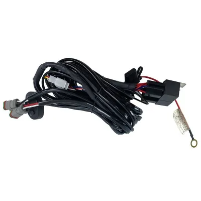 Custom Assembly Motorcycle Automobile Engine Wire Harness Electronic Appliance Nylon/PVC Rubber 12V Pure Copper Black for