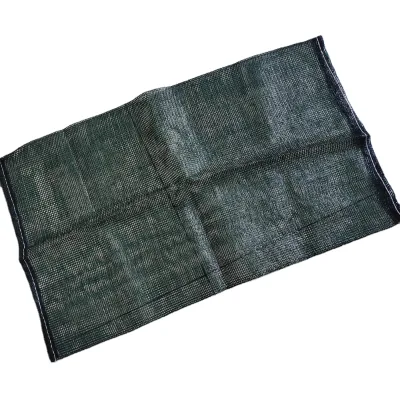 PP PE Black Green Potato Bags 60 X 90 cm for 50 kg Mesh Sack Circular Knitting Fruit Packing