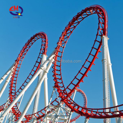 Roller Coaster Amusement Park Rides Rail Roller Coaster in China Make a Real Ring Roller Coaster