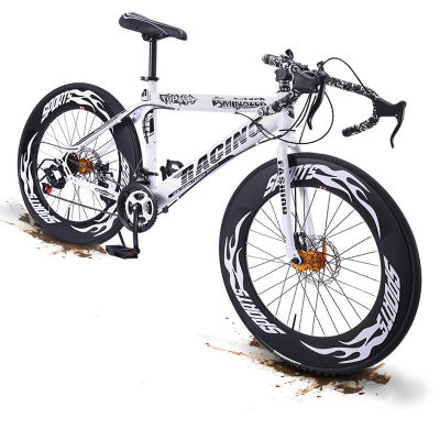 26 Inch 700C Road Race Bike 21 Speed New Style Super Light Carbon Road Racing Bike Bicycle Racing