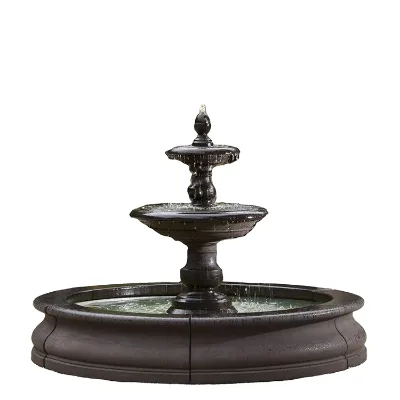 Garden Park Antique Decoration Natural Stone Marble Carving Fountain Supplier