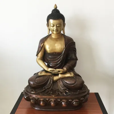 Home Indoor Outdoor Yard Decoration Small Size Casting Brass Buddha Custom Bronze Buddha Statues