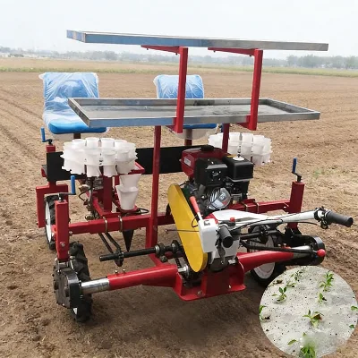 Vegetable Transplanter Vegetable Greenhouse Seedling Planter Plant Spacing Adjustment Range 300, 400, 500mm for Seedling Raising