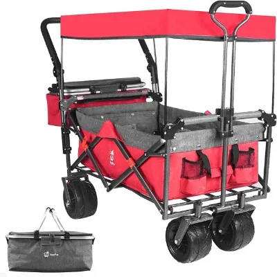 Wholesale Wagon Stroller 4 Passenger with Canopy, Removable Seats Toddler wagon stroller