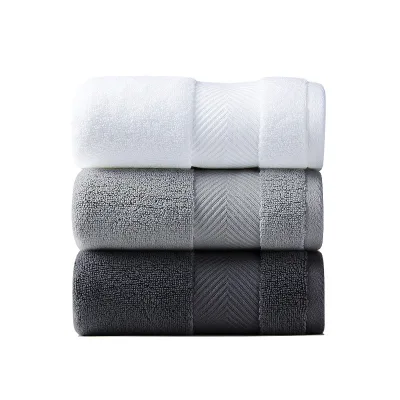 Amarelle Adult Luxury Woven Quick-Dry Bamboo Cotton Solid Color Turkey Face Towel-Soft Absorbent Multi-Purpose Home Use OEKO-TEX