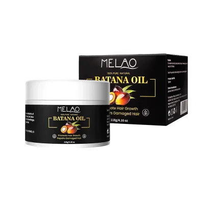 MELAO Natural Plant Essence Nourishes Treatment Organically Moisturize Repair Damaged Hair Mask Batana Oil for Hair Growth