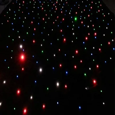 Dmx Control Led Light Curtain Full Color Led Star Curtain Light  for Party Show Nightclub Decoration