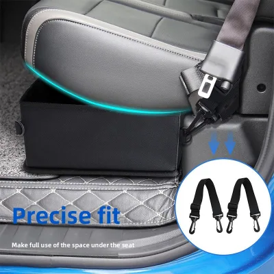 DOOSO Under Seat Storage Box for Pickup Truck Oxford Cloth Foldable 16L Car Tool Organizer Cargo Bin