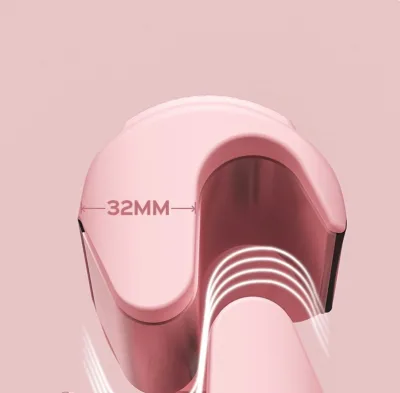 Hot Selling 32mm Wavy Curler Mermaid Waves Styling Beach Wave Curler Electric Home Crimper Iron Dual Voltage for Hotel Use