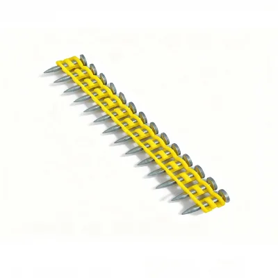 DCN890 Plastic Collated Concrete Nails 15 Degree Concrete Pins for Cordless Concrete Nailer Hardened Steel Fasteners