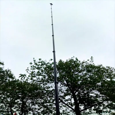 9m 11m 5m Lamp Pole with Telescopic Rod for Solar Panel Light/Outdoor Street Light Telescopic Pole Mount Telecommunication Tower