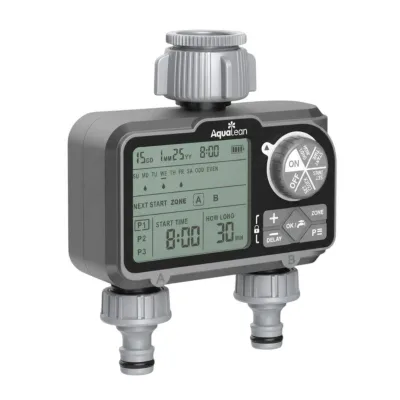 Garden Watering System Timer Plastic Program-Setting Dial Odd & Even Modes Manual On for Lawn & Garden
