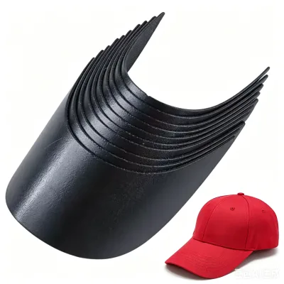 Factory Supply Cap Accessories PE Cap Visor Curved Flat Hat Bill for Baseball Dad Hat Snapback Caps