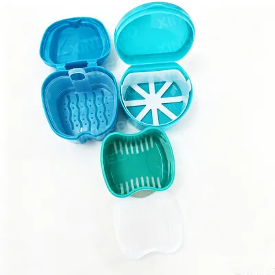 Portable Protective Container for Travel Camping Outdoor False Teeth Protection Denture Case