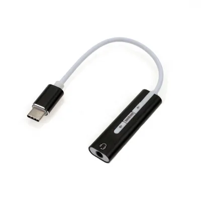 Cell Phone Type c to Audio 3.5mm Microphone Mike Stereoscopic USB Sound Card of Hifi Magic Voice 7.1ch