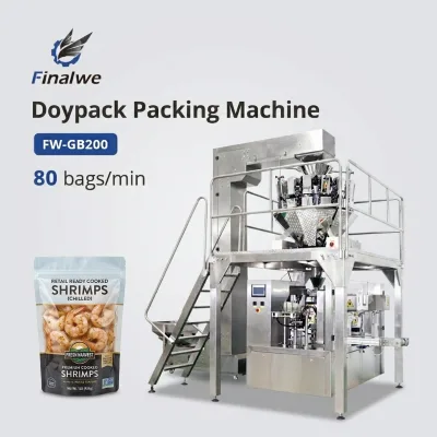 Finalwe Export Grade Multi Function Granule Food Weighing Premade Pouch Packing Machine