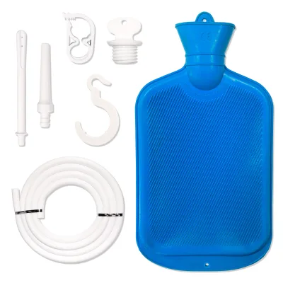 Women's or Man's Health 2 L Home Enema Bag Kit Rubber Anal Douche Vaginal Douche Enema Cleaner