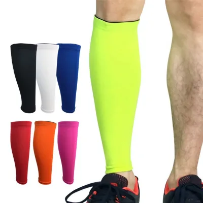 Compression Leg Support Long Calf Sleeves for Playing Football Soccer Shin Guards