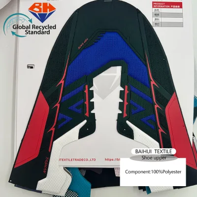 KPU Post-Processing TPU Heat-Sealed Breathable Mesh Upper Comfortable Feature for Casual Shoes