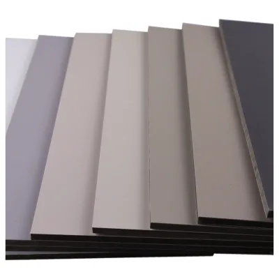 8mm Melamine Board Wood Decoration Carbon Crystal Bamboo Charcoal Plate for Interior Wall Background Decor