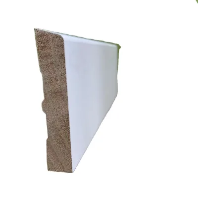 Traditional Style Wooden Skirting Board Moulding Interior Wood Wall Primer Panel Moulding