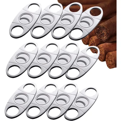 Trending Products New Arrivals Cigar Accessories Custom Logo Metal Min Cut Cigar Cutter for Smoking