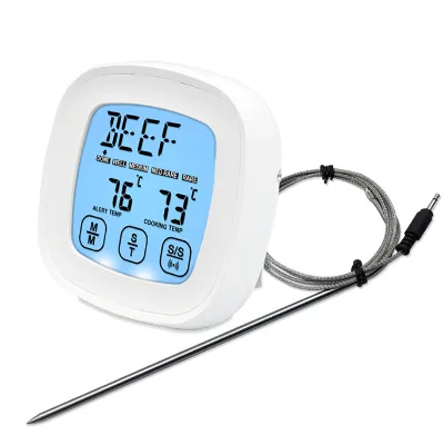 Best Sale High Quality Touch Screen Kitchen Supplies Electronic Baking Barbecue Thermometer