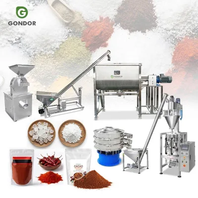 High Quality Full & Micro Rock Mill Table Industrial Icing Sugar Powder Small Scale Processing Plant Salt Make Machine