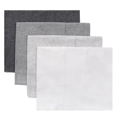 6 Pack 100% Cotton Washable Eco-Friendly Burp Cloths for Baby Boys & Girls Large Size Soft Absorption Burp Cloth