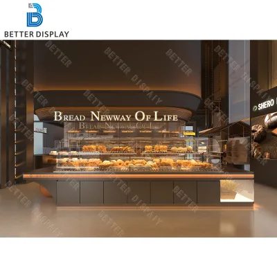Modern Cake Display Counter Chocolate Display Counter for Bakery Furniture Set