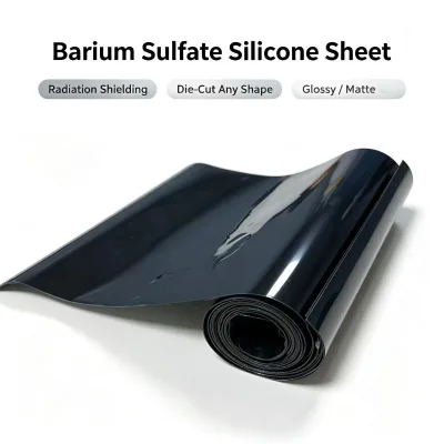 Lead Free Barium Sulfate X Ray Shielding Silicone Sheet, Self Adhesive Radiation Protection Roll, Medical Shielding Material