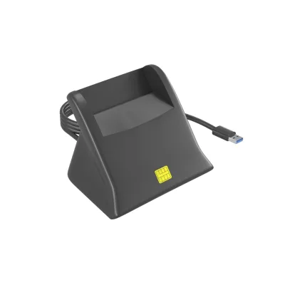 Hot Sale USB2.0 ISO7816 Standard Interface Smart Card Reader EMV CAC CHIP ID Card with External Installation Supports SIM Card
