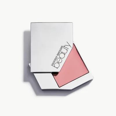 Premium Metal Convenient Pocket Two-tone Eyeshadow Palette High Pigment Waterproof Long-lasting Replaceable Eyeshadow Palette