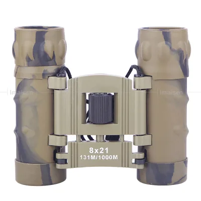 High-definition Camouflage Pocket Binoculars 8x21 Outdoor Travel Portable Small China Cross-border Wholesale Factory Supply