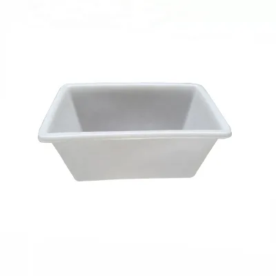 Custom Rotational Molding Open Top Rectangular Storage Box 60L/100L UV Protected Food Grade Tub for Aquaponic Hydroponics