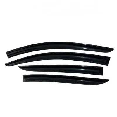 Black Door Visor Window Visor Window Deflector for Dodge Charger 2006-2010