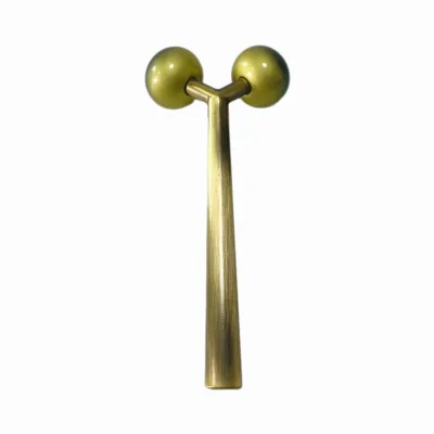 private label custom logo metal material Y shaped facial massage tool